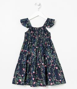 Vestido Infantil Mini Me Floral - Tam 5 a 14 anos