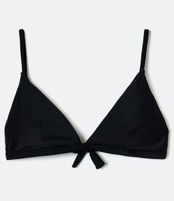 Biquíni Top Triângulo em Poliamida com Bojo Removível