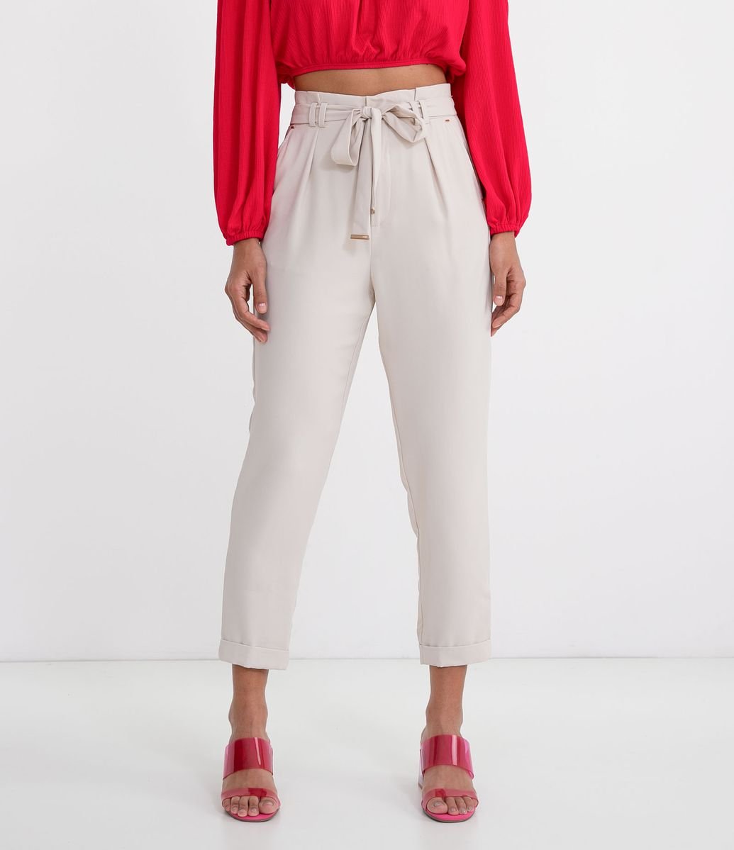 Calça Clochard com Faixa e Cós de Elástico nas Costas  é boa?