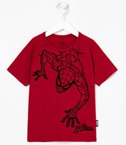 Camiseta Infantil Estampa Homem Aranha - Tam 5 a 14 anos