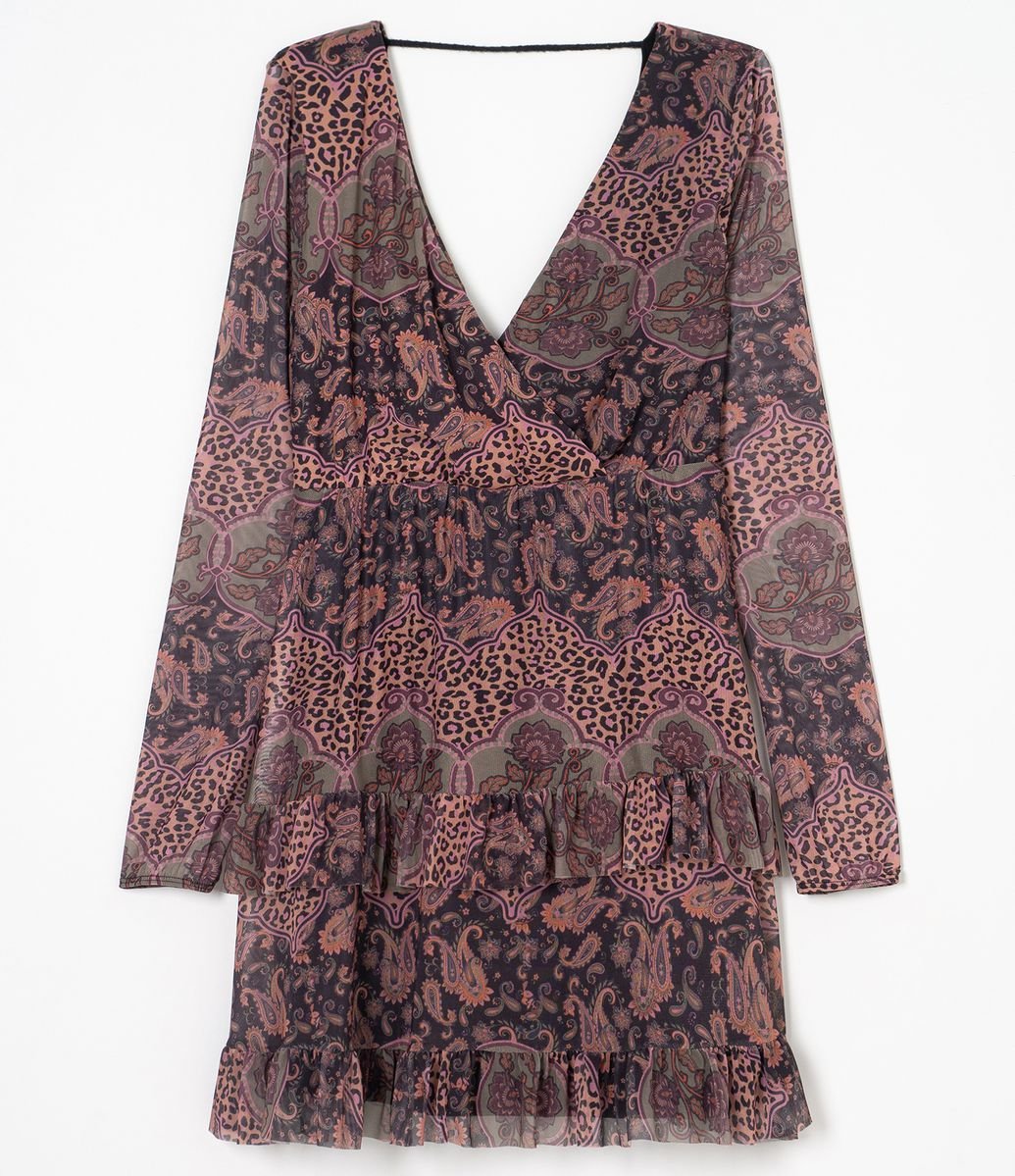 vestido tule renner