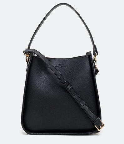 Bolsa Satchel com Alças Transversal e de Mão Menor preço em Bolsa Satchel com Alças Transversal e de Mão