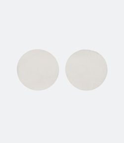 Brinco Médio em Prata Escovada