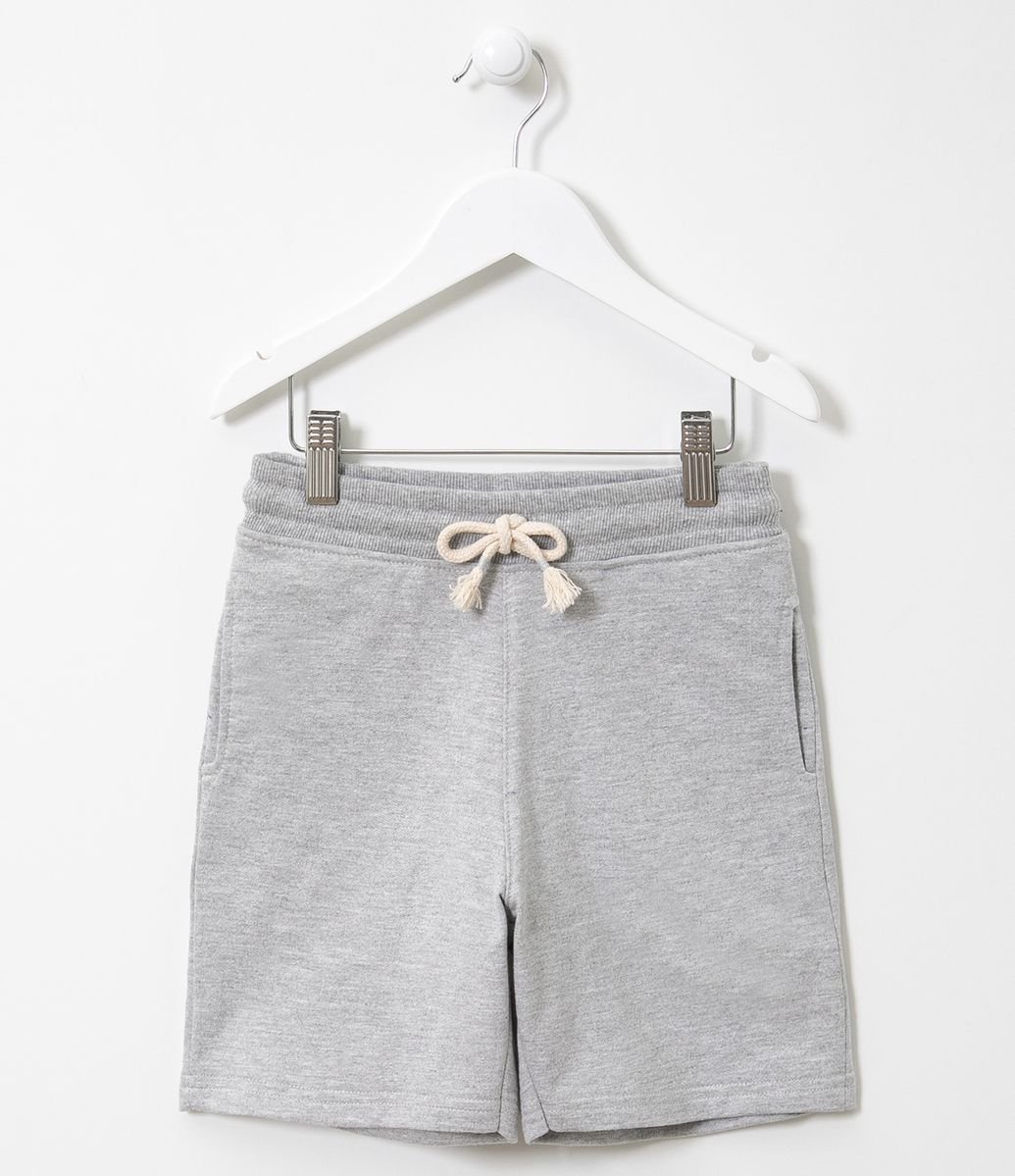 short de algodão infantil masculino