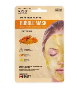Máscara Facial Bubble Desestressante Amarela Kiss NY
