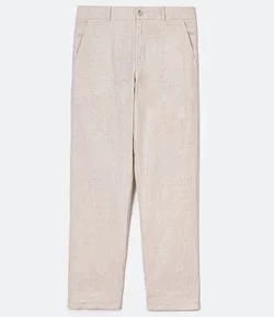 calça sarja bege masculina renner