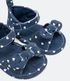 Imagem miniatura do produto Sandalia Infantil con Lazo - Talle 0 a 12 meses Azul 3