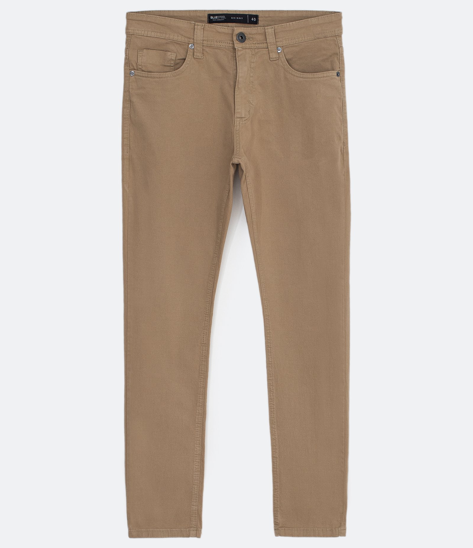 Calça Skinny Básica em Sarja com Elastano e Bolsos Shopping Bag 5