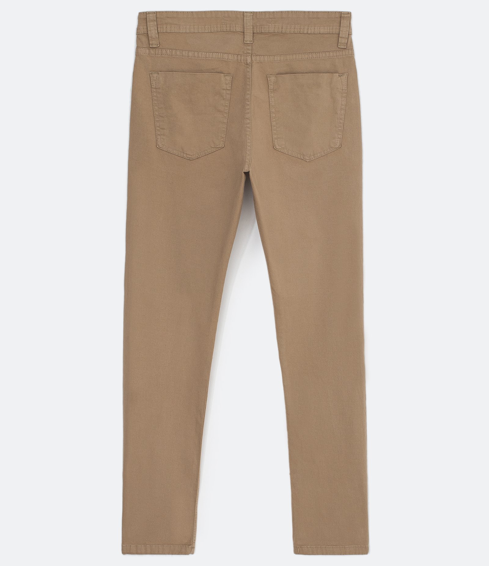 Calça Skinny Básica em Sarja com Elastano e Bolsos Shopping Bag 6
