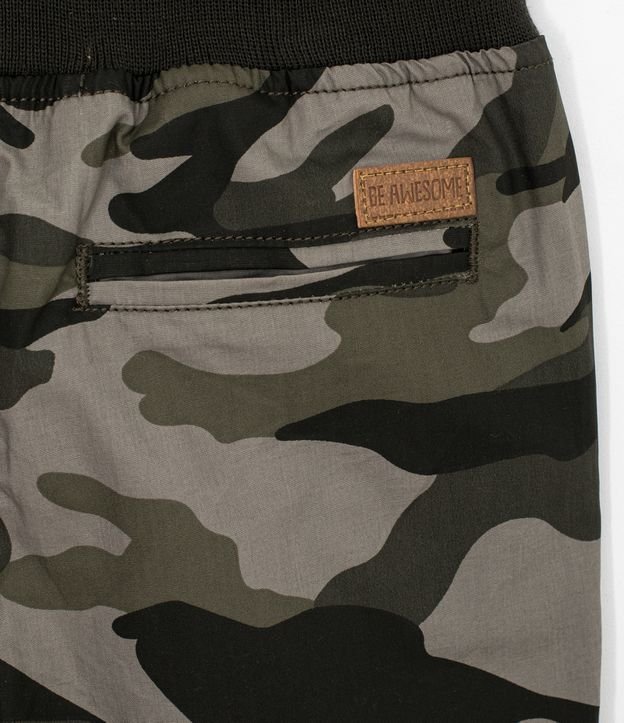 Pantalón Jogger Infantil con Camuflaje - Talle 1 a 5 años Verde 5