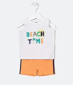 Conjunto Infantil Beach Time - Tam 0 a 18 meses