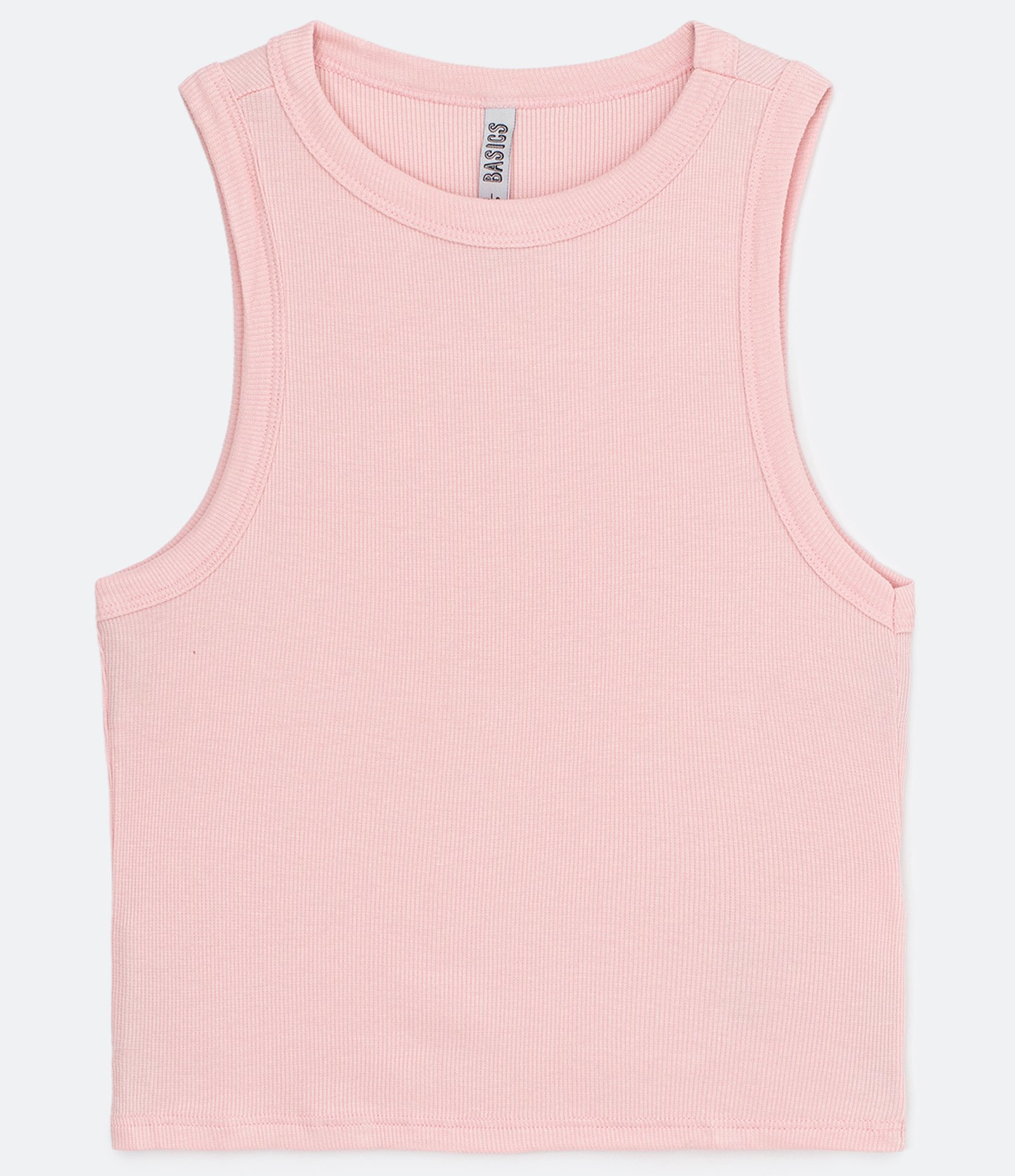 Regata Cropped Básica em Ribana Canelada 6