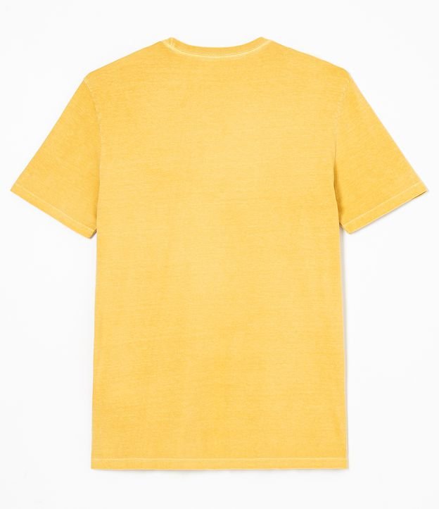 Camiseta Manga Curta Estampa Carro | Marfinno | Amarelo | P