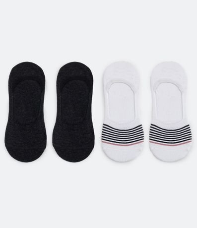 Kit 2 Meia Invisível Estampa Listras é boa?