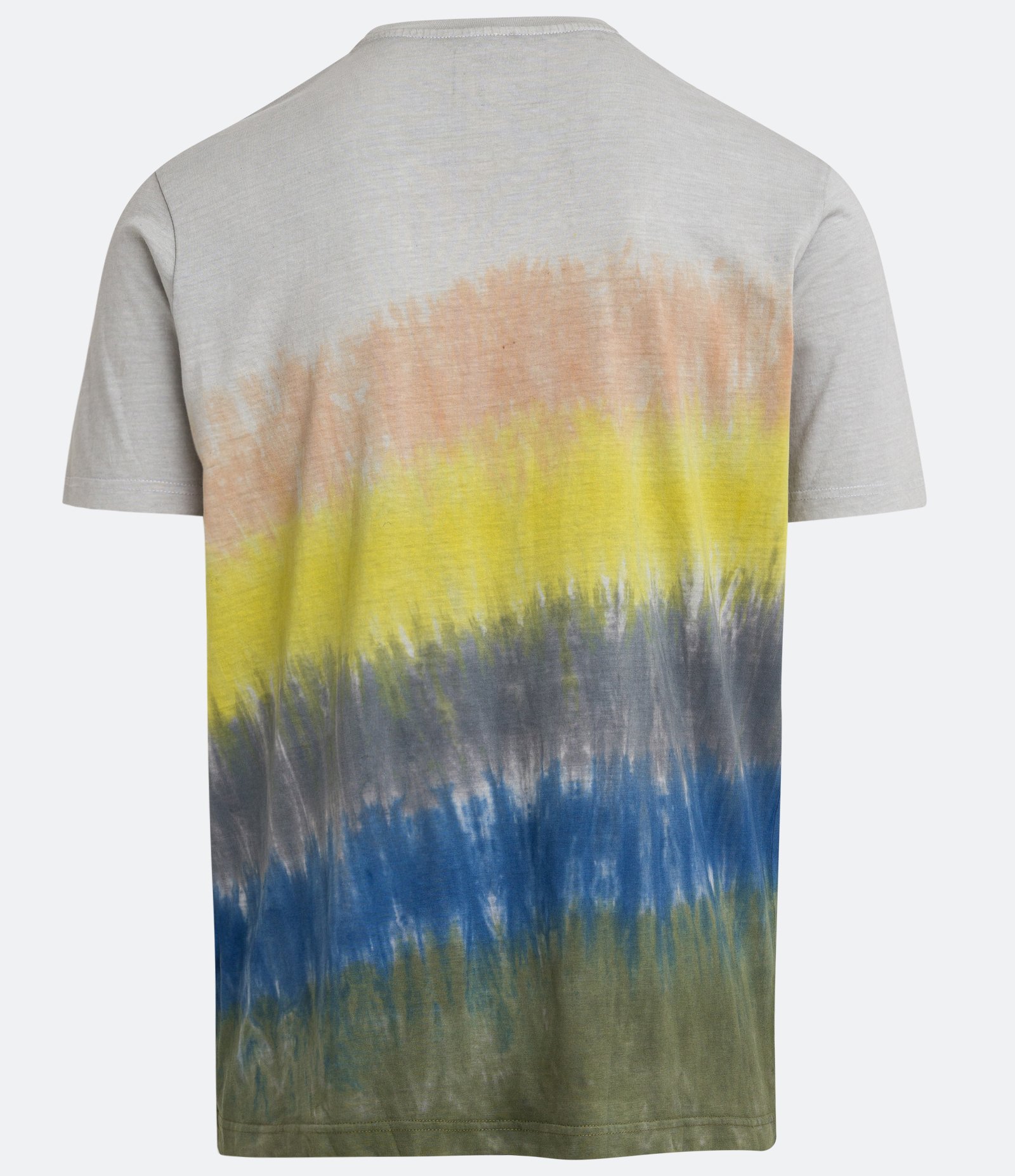 Camiseta em Meia Malha com Estampa Tie Dye Branco 6