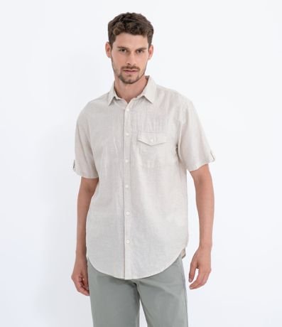 Renner camisa de linho Clearance