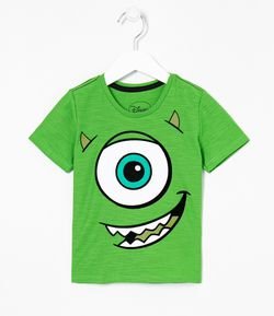 Camiseta Infantil Estampa Mike Wazowski - Tam 1 a 4 anos