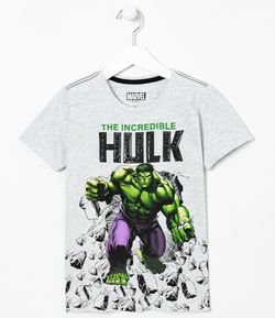 Camiseta Infantil Estampa Hulk - Tam 3 a 8 anos