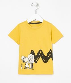 Camiseta Infantil Estampa Snoopy - Tam 1 a 5 anos