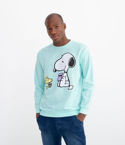 Blusão Moletom com Estampa Snoopy