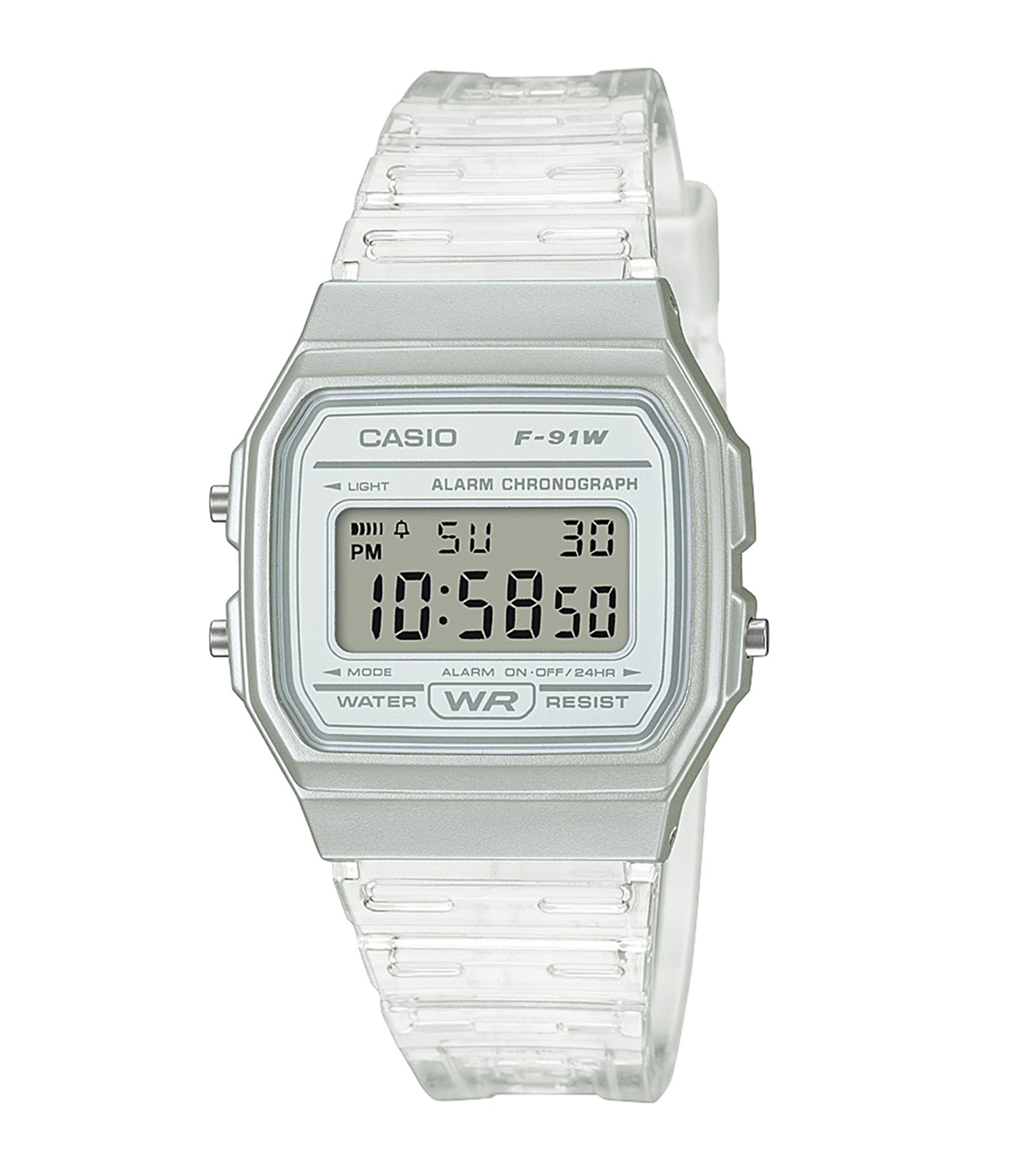 Relógio Casio Unissex Digital F-91WS-7DF-SC U 1