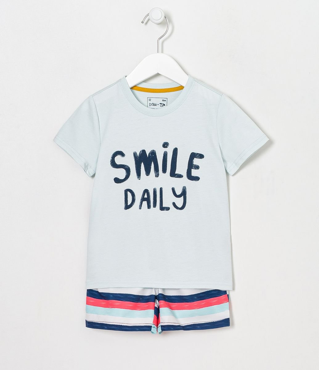 Conjunto Infantil Estampa Smile - Tam 1 a 5 anos é ruim? Conjunto Infantil Estampa Smile - Tam 1 a 5 anos é boa?