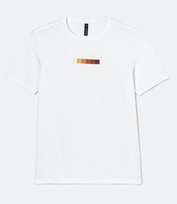 Camiseta Manga Curta com Estampa