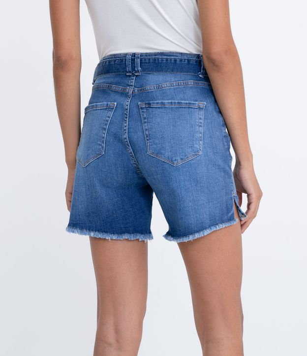 short jeans com faixa