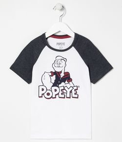 Camiseta Infantil Estampa Popeye - Tam 1 a 5 anos