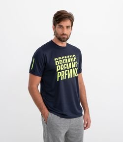 Camiseta Esportiva Manga Curta Estampa PRFMNC