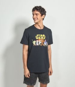 Camiseta com Estampa Star Wars 