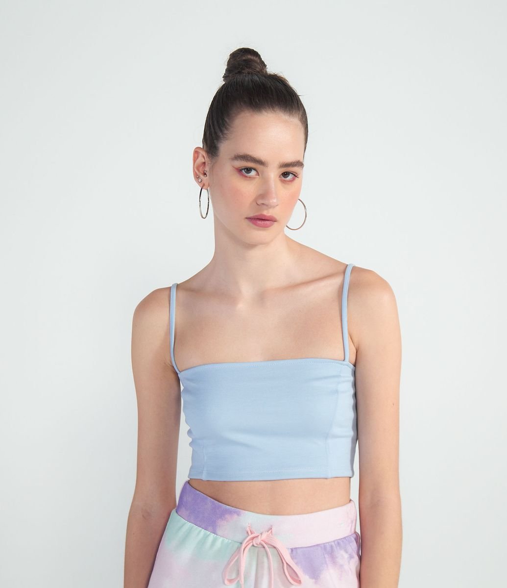 renner cropped azul