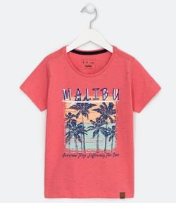 Camiseta Infantil Malibu - Tam 5 a 14 anos
