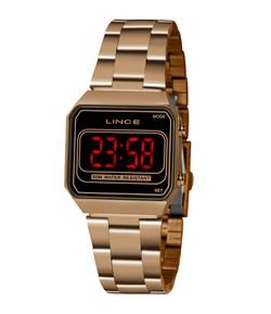 Relógio Feminino Lince MDR4645L PXRX Digital 50ATM
