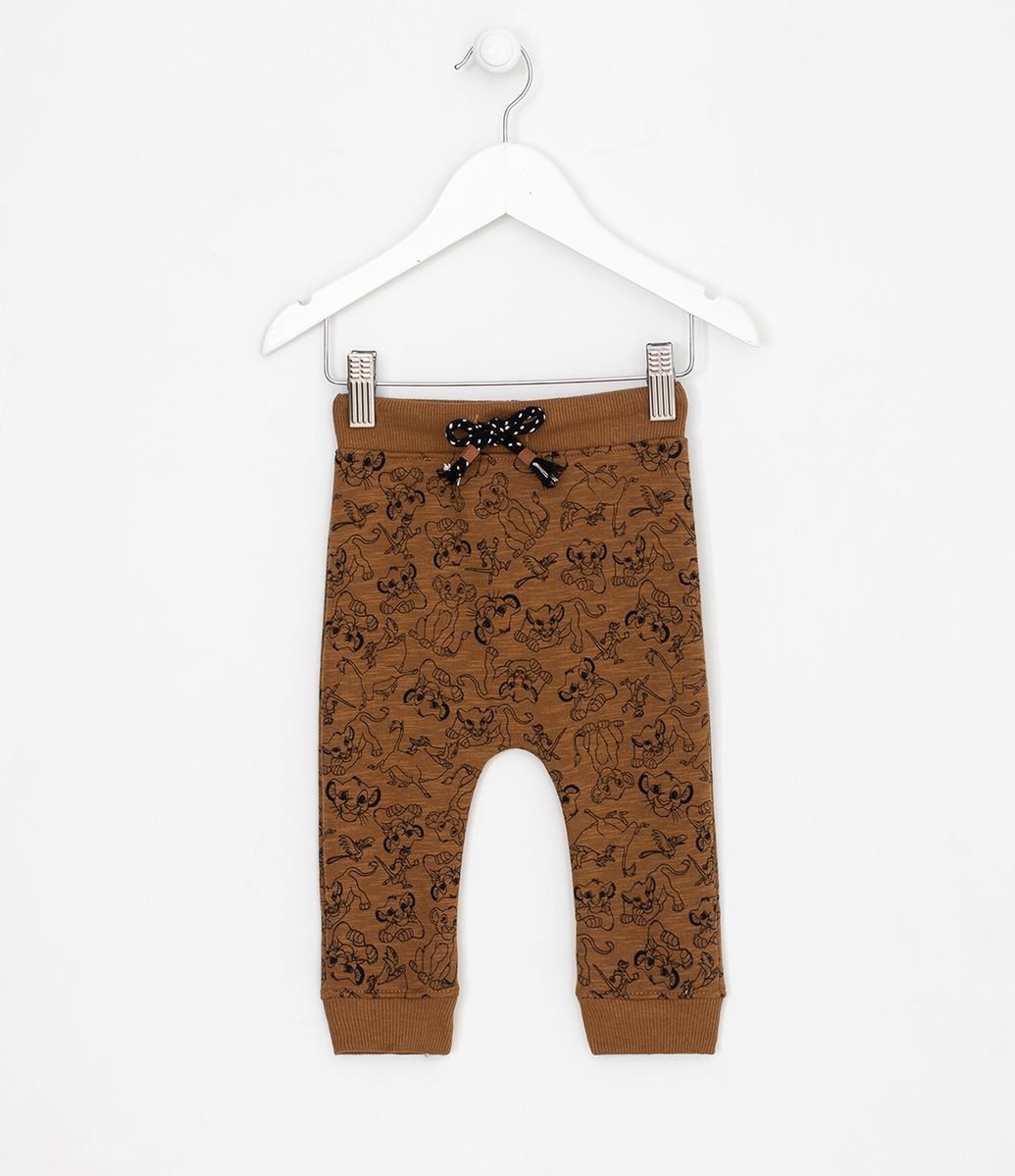 Calça Infantil em Moletom Estampa Simba Rei Leão - Tam 0 a 18 meses Menor preço em Calça Infantil em Moletom Estampa Simba Rei Leão - Tam 0 a 18 meses