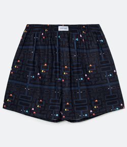 Cueca Samba Canção em Algodão Estampa Pac Man 