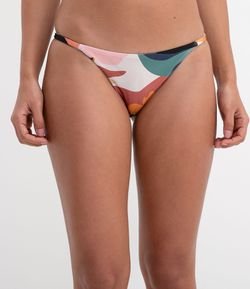 Biquini Calcinha String Estampa Folhagens