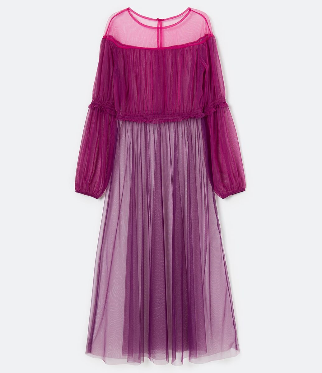 vestido tule renner