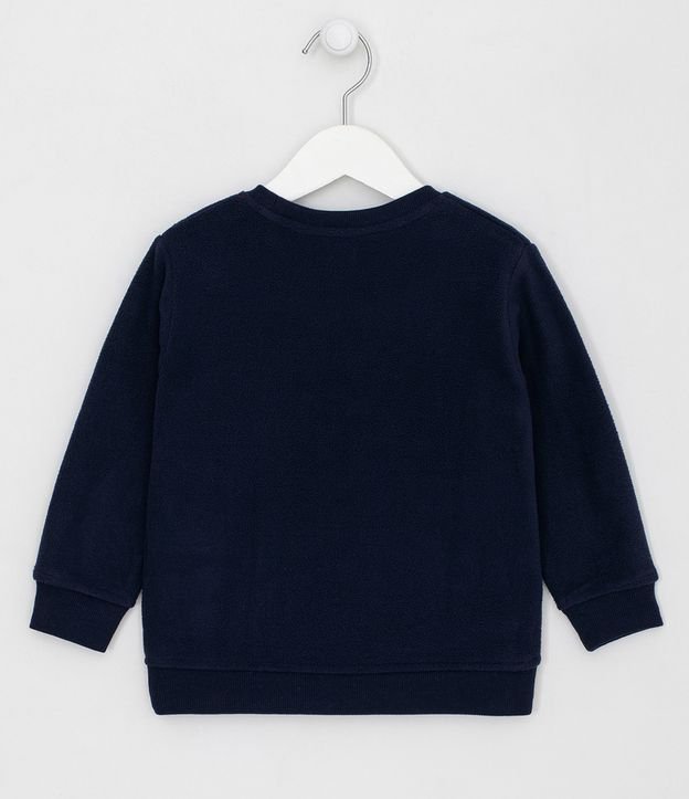 Blusão Infantil em Fleece Básico - Tam 1 a 4 anos | Póim (1 a 5 anos) | Azul | 01