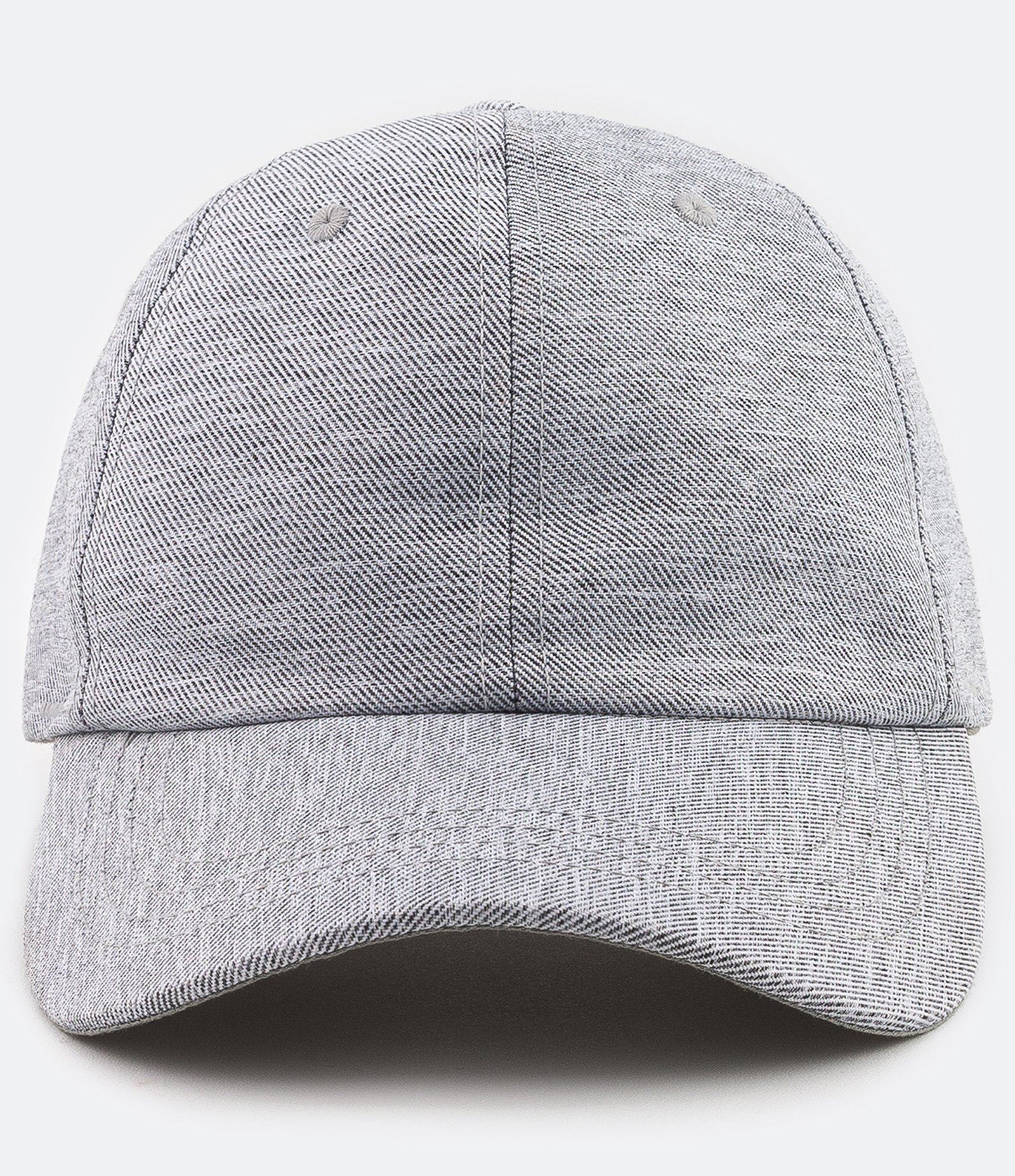 Boné Estilo Casual Mesclado Cinza 1