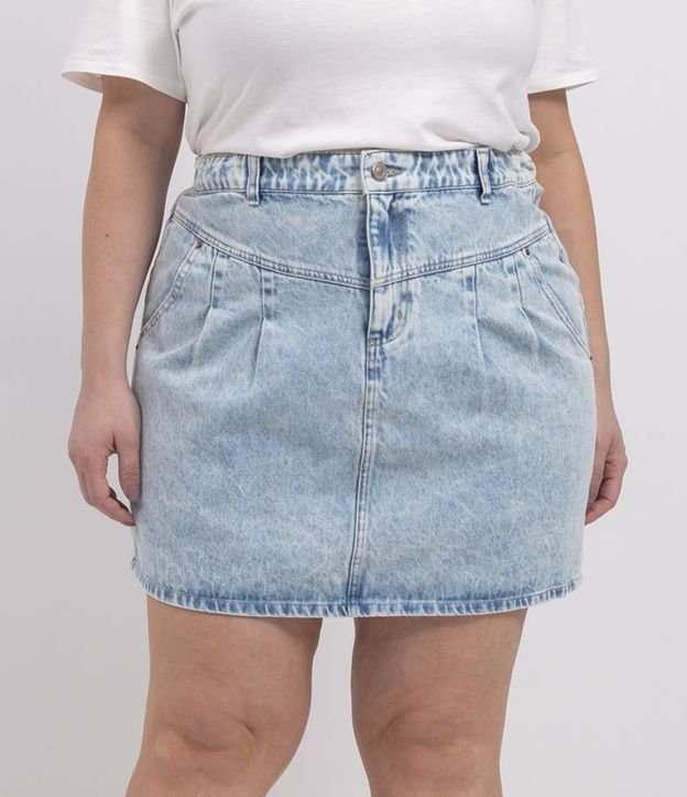 saia jeans curta renner