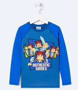 Camiseta Infantil Authentic Games Proteção UV