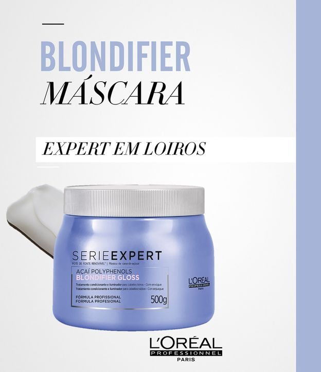 Máscara Capilar Serie Expert Blondfier Gloss L'Oréal Professionnel 500g 3