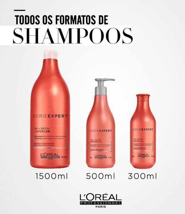 Shampoo Serie Expert Inforcer Grande L'Oréal Professionnel 1500ml 4