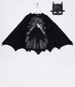 Camiseta Infantil Estampa Batman - Tam 4 a 10 anos