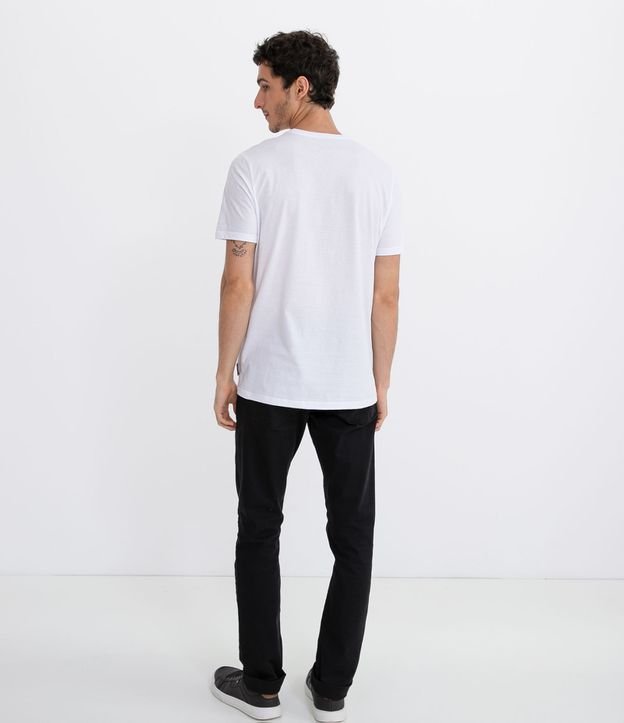 Camiseta Manga Curta com Estampa | National Gallery | Branco | P