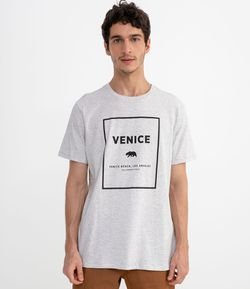 Camiseta em Algodão com Estampa Califórnia