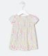 Imagem miniatura do produto Vestido Infantil Estampa Floral con Bombacha - Talle 0 a 18 meses Blanco 3