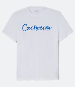 Camiseta com Estampa Cachoeira