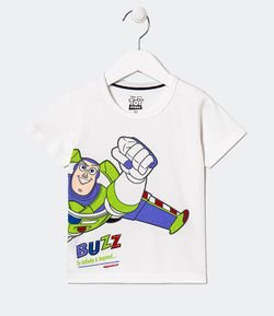 Camiseta Infantil Estampa Buzz Voando Toy Story - Tam 2 a 5 anos 